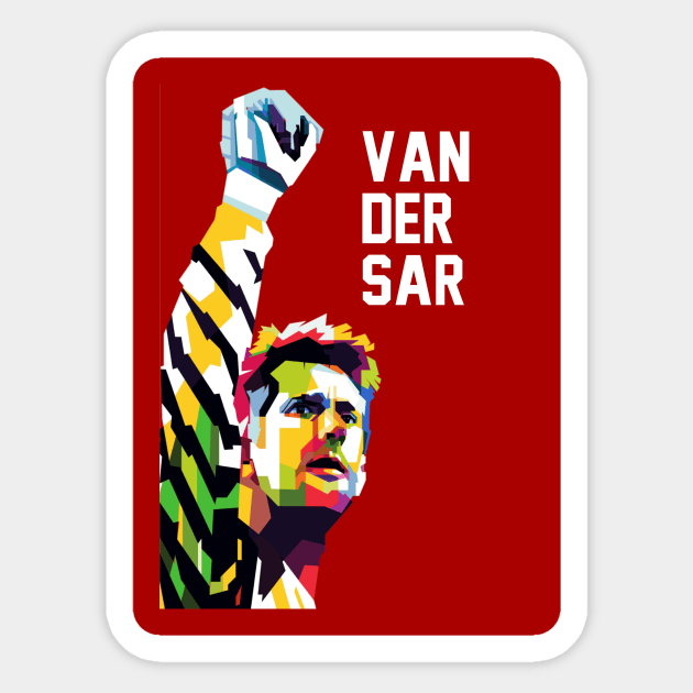 Van Der Sar Sticker by WPAP46